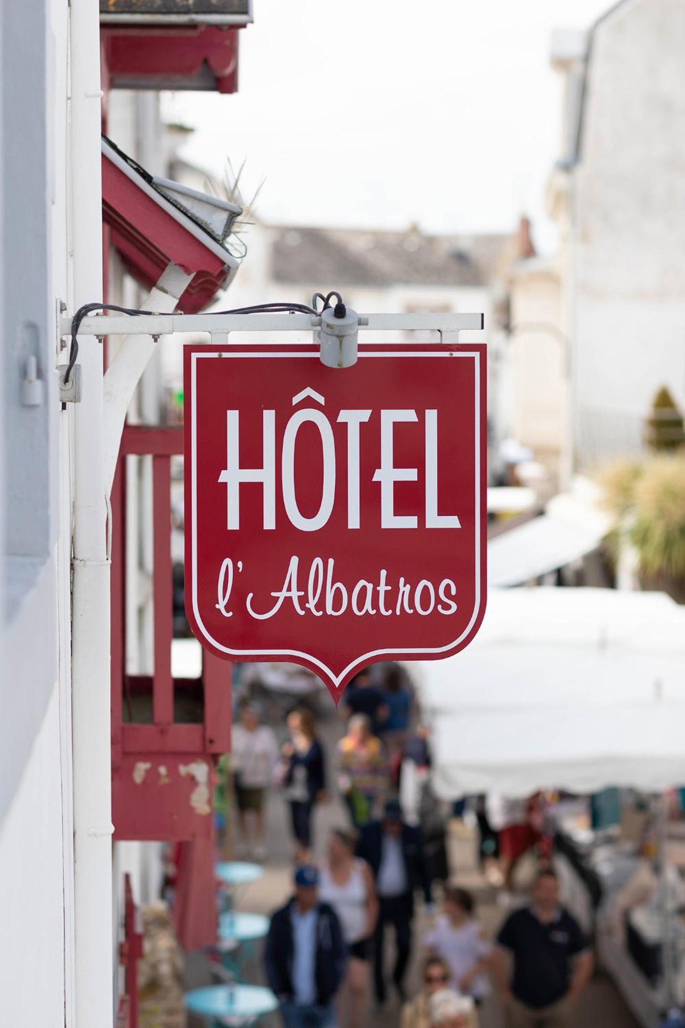 Hotel L'Albatros Le Pouliguen Bagian luar foto